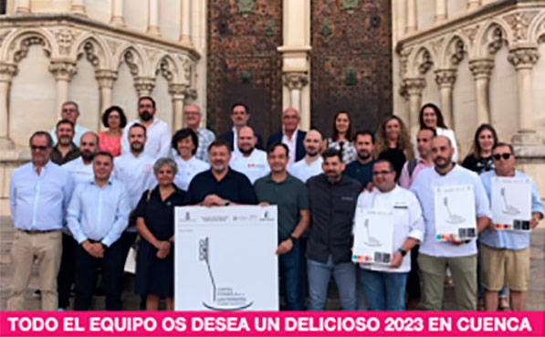 1º DE ENERO. BIENVENIDOS A CUENCA,  CAPITAL ESPAÑOLA DE LA GASTRONOMÍA 2023.