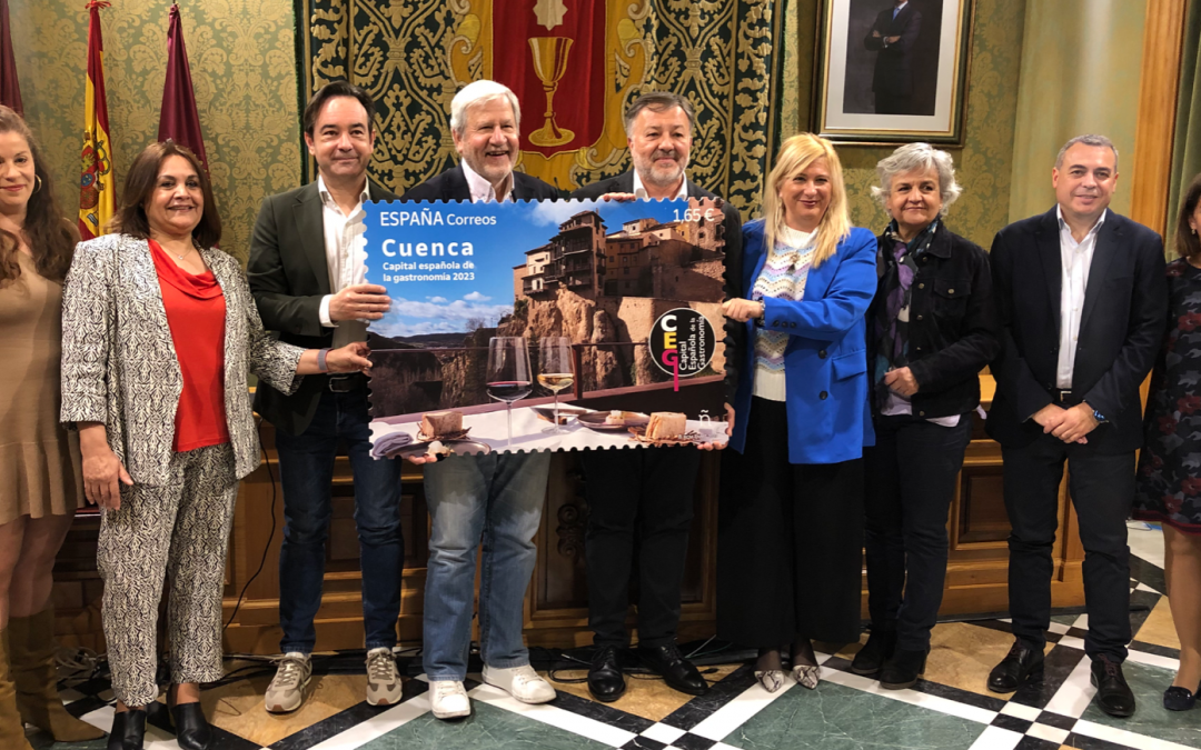CORREOS PRESENTA EL SELLO DE CUENCA