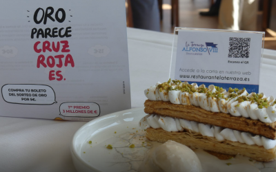 RESTAURANTE LA TERRAZA. POSTRE DE ORO SOLIDARIO