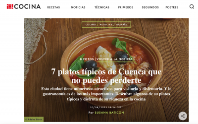 «HOLA» ELIGE LOS MEJORES 7 PLATOS DE LA COCINA CONQUENSE