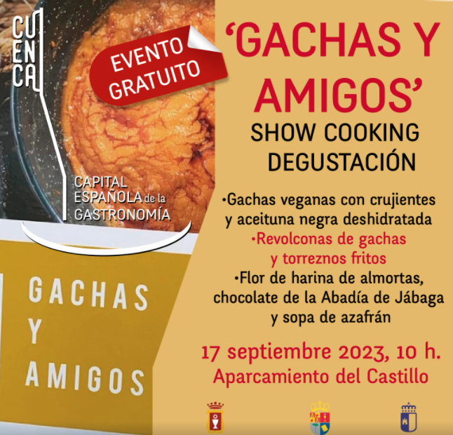 EL DOMINGO 17, GACHAS Y AMIGOS  EN CUENCA