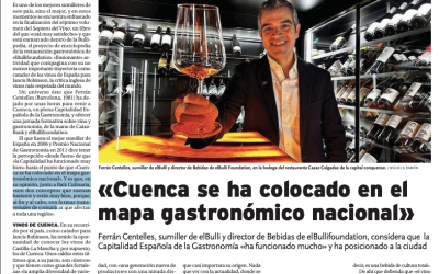 EL MEJOR SUMILLER DE ESPAÑA VALORA CUENCA COMO UNA GRAN CAPITAL GASTRONÓMICA